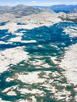 A beautiful mountain lake is found amid the Sierra Nevada Mountains in California. This wilderness area is not too far from Lake Tahoe