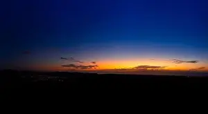 Corralejo Prints: Beautiful sunset over Calderon Hondo Volcano Corralejo Fuerteventura