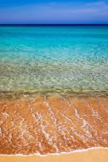 Beautiful turquoise beach Falasarna (Falassarna) in Crete