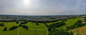 Beautiful view footage taken with a drone in North Yorkshire