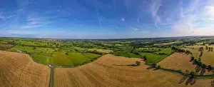 Beautiful view footage taken above The Yorkshire with a drone