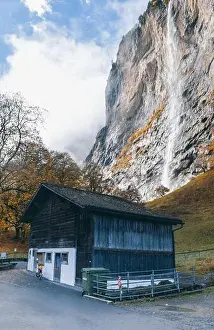 Cinematic Prints: Beautiful View Of Lauterbrunnen Village In Switzerland