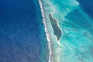 Images Dated 6th August 2019: Beauty tropical island. Aerial view on tropical islands, drone