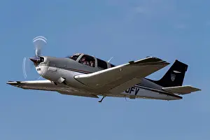 Blue Skies Prints: Beechcraft Bonanza G36 (registration N360FV) takes off from Palo Alto Airport (KPAO)