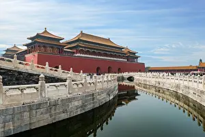 Beijing ancient royal palaces of the Forbidden City in Beijing, China