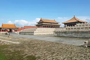 Beijing ancient royal palaces of the Forbidden City in Beijing, China