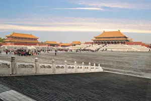 Beijing ancient royal palaces of the Forbidden City in Beijing, China