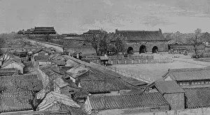 Beijing Imperial Palace in 1900, Picture from the French weekly newspaper l'Illustration, 7th July 1900
