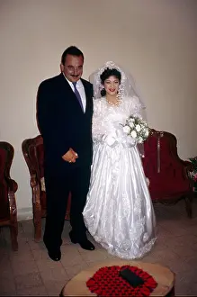 Moslem Prints: Beirut Lebanon Muslim Bride And Groom