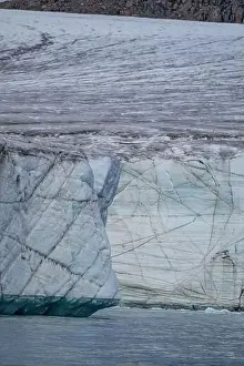 Blue Ice Prints: Belcher glacier, Devon island, Nunavut, Canadian Arctic, Canada, North America