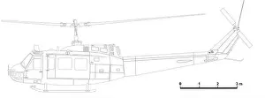 Aeronautics Prints: Bell UH-1D Iroquois