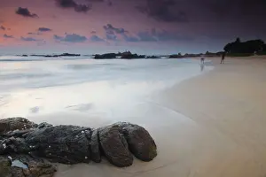 Subcontinent Prints: Bentota beach at sunset, Western Province, Sri Lanka