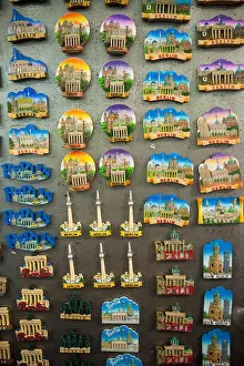 Magnets Prints: Berlin, Germany, A souvenir shop along Friedrichstrasse