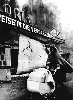 Berlin, Kurfürstendamm, after a bombing November 23, 1943 Germany - World War II