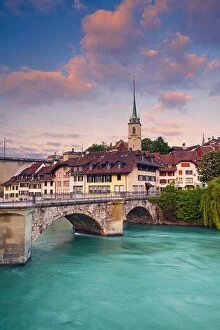 Images Dated 17th May 2015: Bern. Image of Bern, capital city of Switzerland, during sunrise