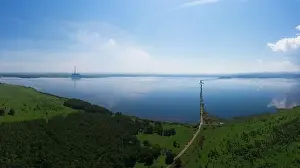 Beryozovskoye reservoir - cooling reservoir of Beryozovskaya GRES