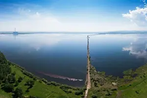 Beryozovskoye reservoir - cooling reservoir of Beryozovskaya GRES