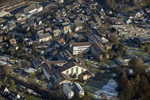 Aerial Photo Prints: Bestwig mountain monastery, Bestwig