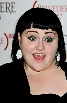 Launches Prints: BETH DITTO BELVEDERE RED LAUNCHES WITH USHER HOLLYWOOD LOS ANGELES CALIFORNIA USA 10 February 2011