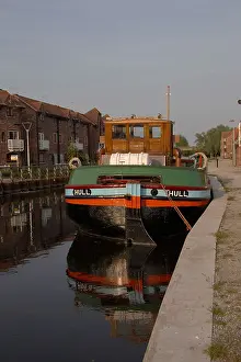 Barge Prints: Beverley Beck and the barge Syntan owned by the Beverley Barge Preservation Society