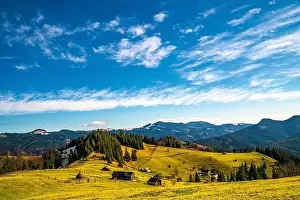 Bewitching Prints: Bewitching beautiful summer landscape of green meadows