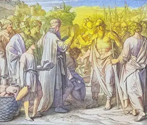 Religions Prints: Biblical story, Melchizedek, a priest-king of Salem