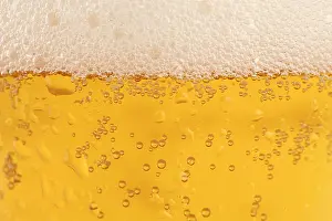 Glas Prints: Bier im Glas