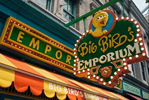 Theme Park Prints: Big Bird's Emporium, Universal Studios, Singapore