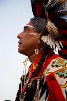 45 49 Years Prints: Big Stone Cree at Beaver Lake Cree Nation Pow Wow; Beaver Lake, Alberta, Canada