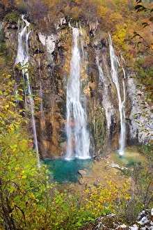 The Big Waterfall, Veliki slap, Plitvice Lakes National Park, Croatia, UNESCO