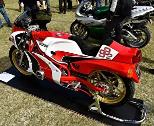 Bimota SB2 motorbike with 750 Suzuki motor in custom frame