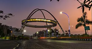 Calcutta Prints: Biswa Bangla gate or Kolkata Gate at New Town on the main arterial road, Kolkata, India