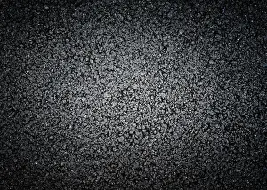 Vignetting Prints: Black asphalt texture