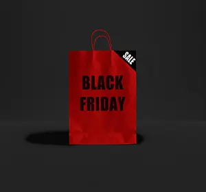 Palette Prints: Black Friday paper bag