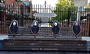 West Midlands Prints: Black Sabbath Bridge, Birmingham, UK