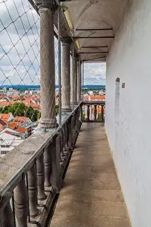 Church Tower Prints: Black Tower (Cerna vez) in Ceske Budejovice, Czech Republic
