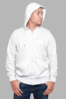 Hood Prints: Blank sweatshirt mock up, front view