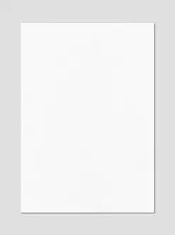 Leaflet Prints: Blank White A4 paper sheet mockup template isolated on grey background
