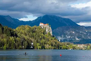 Defence Work Prints: Bled Castle, Lake Bled, Lake Veldes