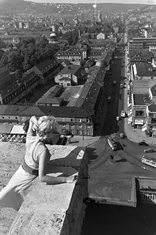 Blick auf die Königstraße und das Schlossgartenhotel