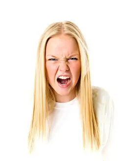 One Young Woman Only Prints: Blond woman