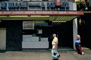 Eating Prints: BLOOM'S KOSHER RESTAURANT WHITECHAPEL LONDON