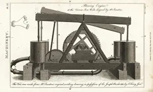Machine Prints: Blowing engine at the Carron Iron Works designed by John Smeaton