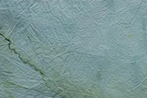 Stain Prints: blue color painted creased tissuse paper background texture