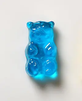 Aliment Prints: Blue Gummy bear