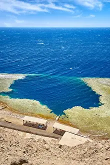 Blue hole, Dahab, Sinai, Red Sea, Egypt