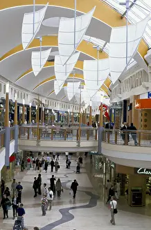 Malls Prints: THE BLUEWATER CENTRE NR THE M25 IN KENT THAMES WALK 1999