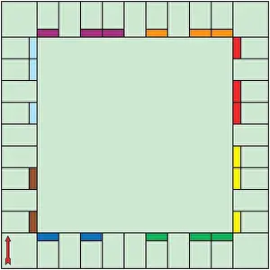 Board Game Prints: board game blank base background template monopoly style vector element isolated