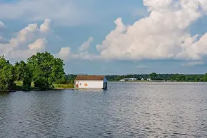 Summer Day Prints: Boathouse, Blackwater National Wildlife Refuge, Maryland USA