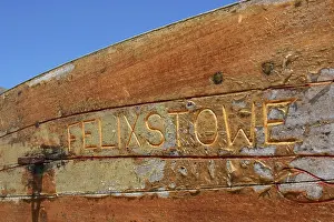 Cruiser Prints: Boat's name found at Felixstowe ferry